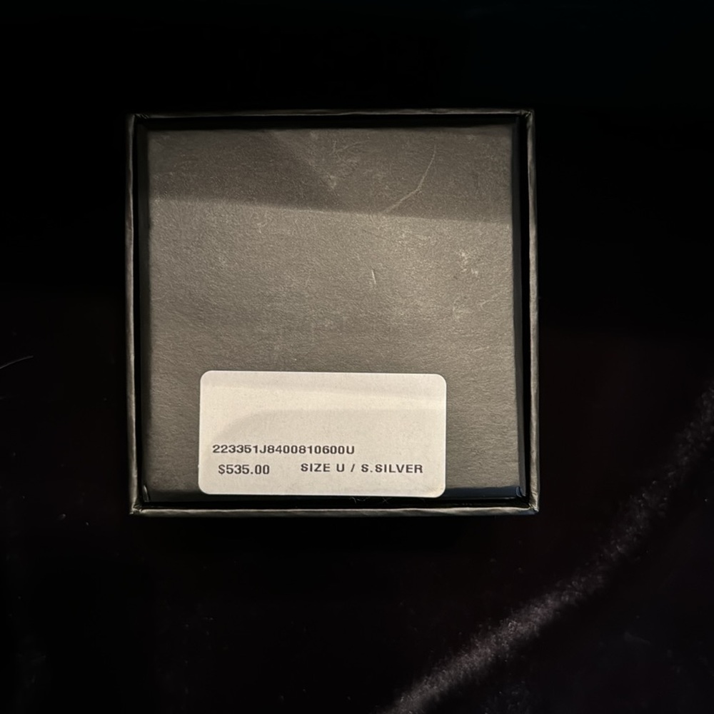 Authentic Gucci sterling silver trademark logo button stud earrings - Picture 13 of 13